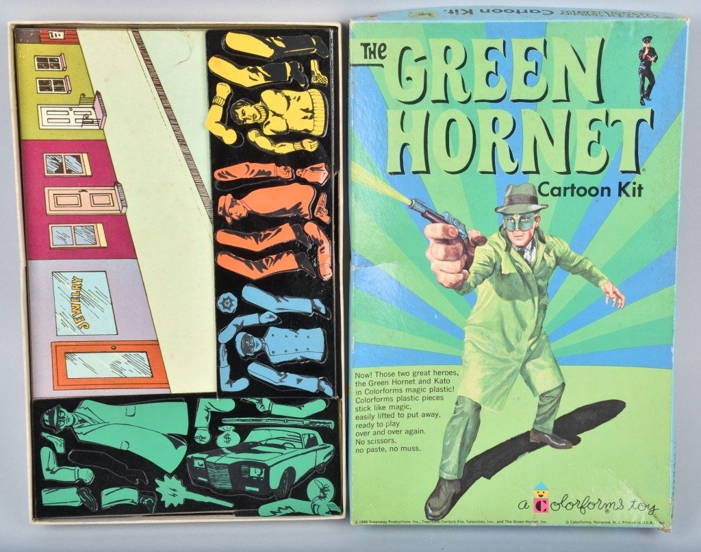 1966 GREEN HORNET COLORFORM SET MIB (1 of 4)