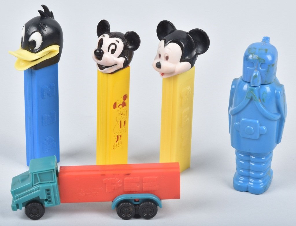 5- VINTAGE PEZ ROBOT, DIE CUT MICKEY, & MORE (1 of 5)