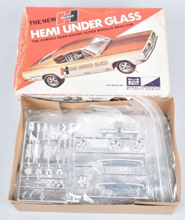 MPC HURST HEMI UNDER GLASS MODEL KIT MIB (1 of 5)