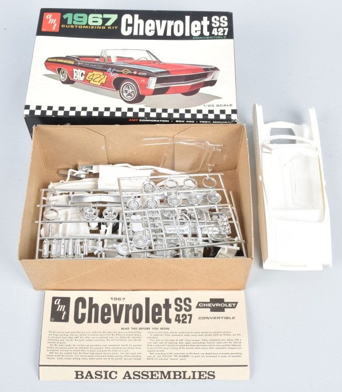 Amt 1967 Chevrolet Ss 427 Convertible Model Kit