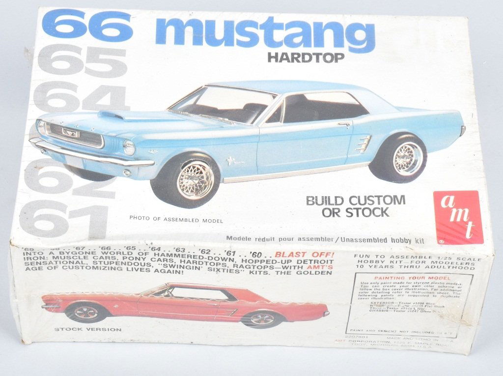 AMT 66 MUSTANG HARDTOP MODEL KIT SEALED (1 of 4)