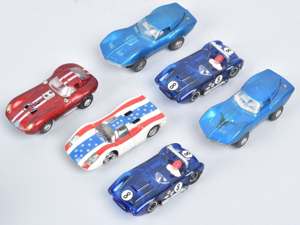 VINTAGE TYCO HO SLOT CARS GROUP OF 6 (1 of 4)