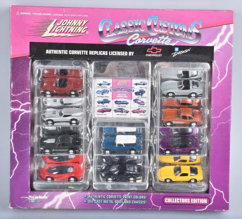 JOHNNY LIGHTNING CLASSY CUSTOMS CORVETTE SET MIB (1 of 6)