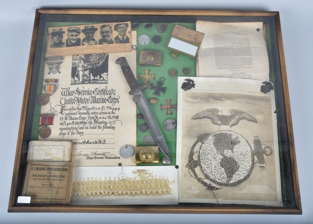 WW1 ARCHIVE 5 KOPP BROTHERS, U.S. MARINES & MORE: Fabulous archive of the 5 Kopp brothers who served in WW1. The brothers haled from Highland Park Illinois. George was in the 4th Engineers, John was in the 156th Depot Brigade, August was in the 3rd E