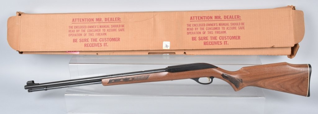 MARLIN M990 .22 RIFLE BOXED: SN 21357388, 22" barrel with excellent bore, beautiful gun retains original finish, excellent stocks with minor rubs. Includes original box. Excellent *