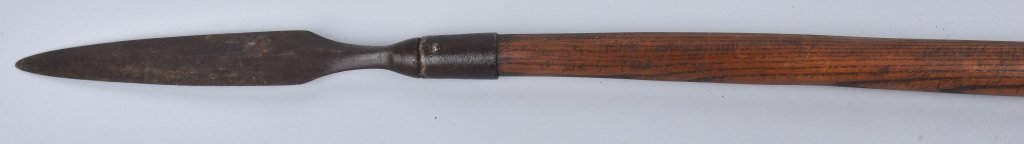 CIVIL WAR MILITARY PIKE: Measures about 104" overall. The spear point is about13 1/4" overall with a 9" blade. Very Good