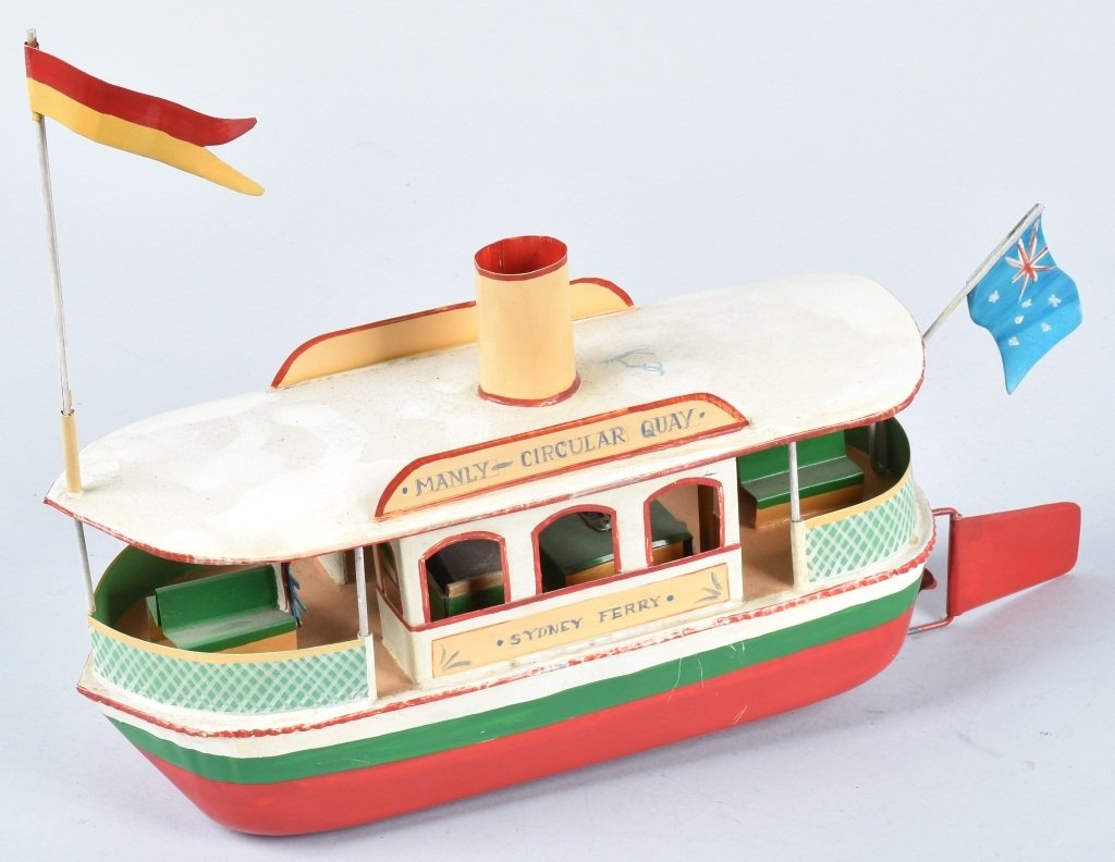 CERVENKA Limited Edition SYDNEY FERRY BOAT: Excellent tin Boat that's limited edition. Signed and dated 1986. Great details. 14" Excellent