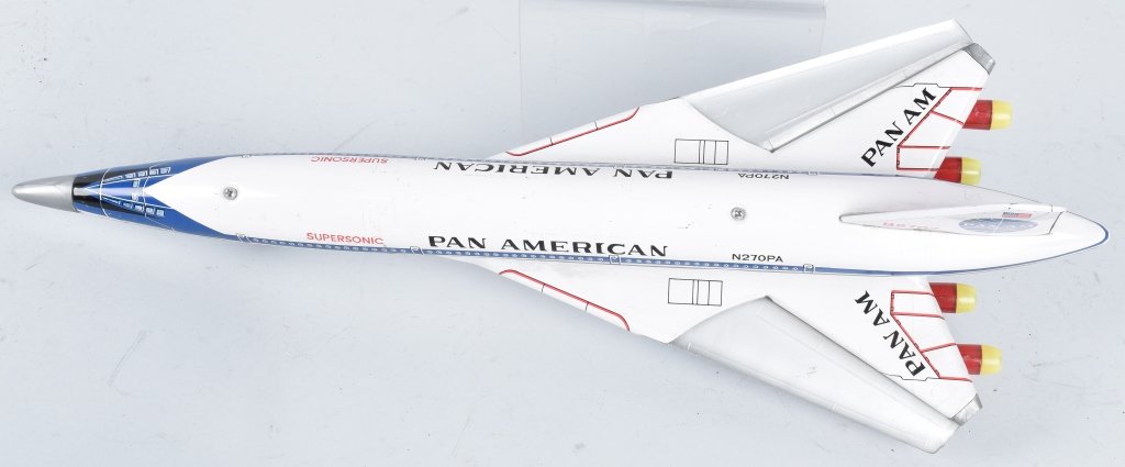 JAPAN Battery Op PAN AMERICAN SUPERSONIC JET (1 of 5)