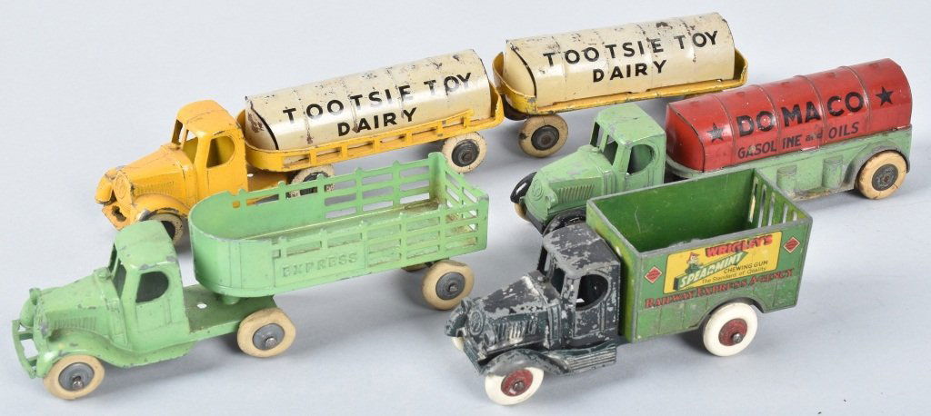 4- EARLY TOOTSIETOY SEMI TRUCKS (1 of 6)
