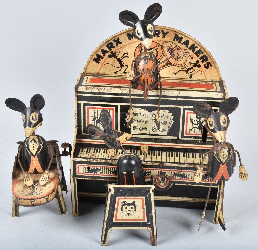 MARX Tin Windup MERRY MAKERS BAND (1 of 7)