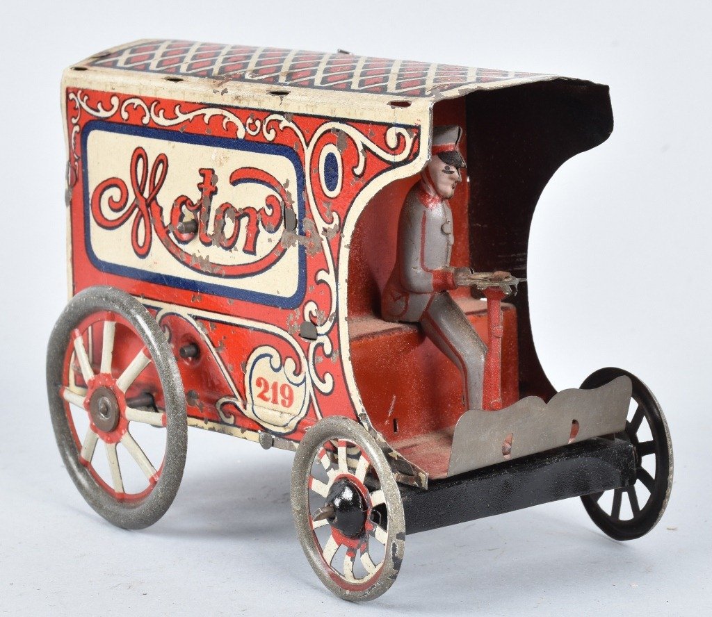 GERMAN Tin Winup 219 MOTOR WAGON (1 of 4)