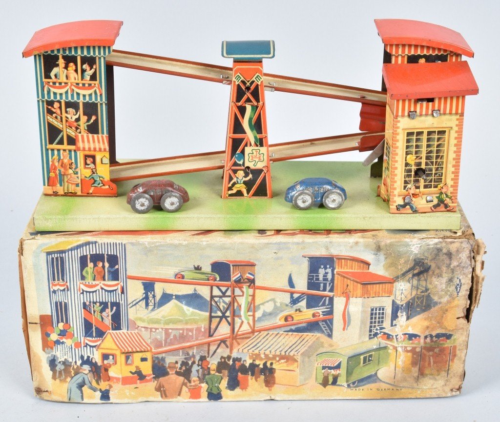 JH Tin Winup OVER & UNDER TOY w/ BOX (1 of 6)