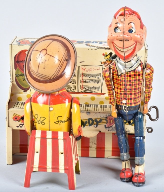 UNIQUE ART Tin Windup HOWDY DOODY BANK (1 of 5)