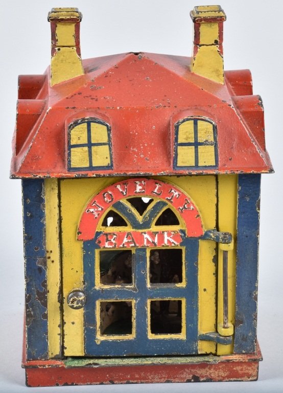 J&E STEVENS NOVELTY MECHANICAL BANK (1 of 7)