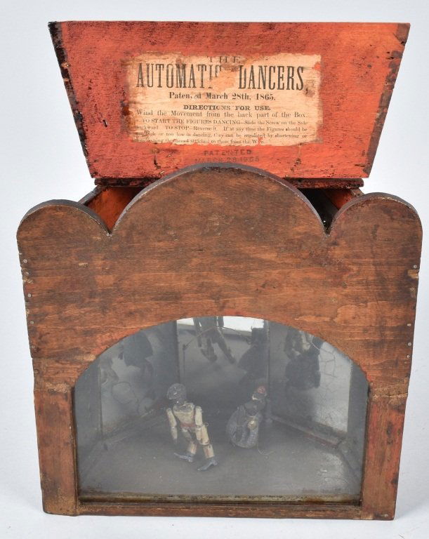1865 American Clockwork THE AUTOMATIC DANCERS TOY (1 of 10)