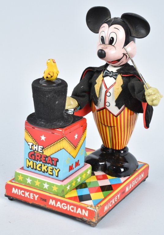 LINEMAR Battery Op MICKEY MOUSE MAGICIAN (1 of 5)