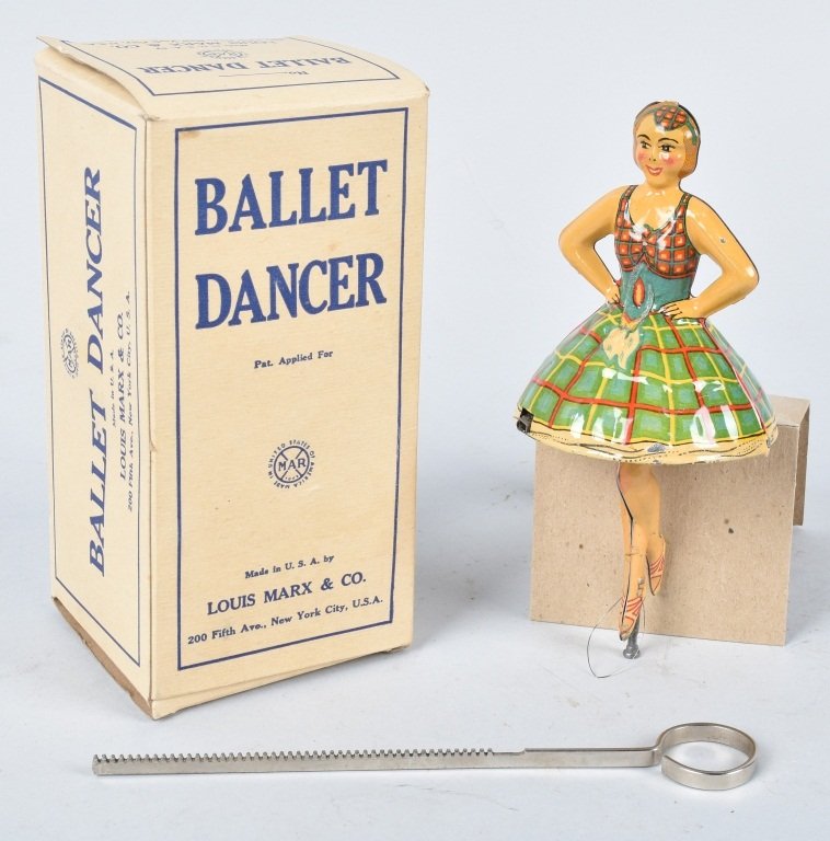 MARX Windup BALLET DANCER w/ BOX (1 of 7)