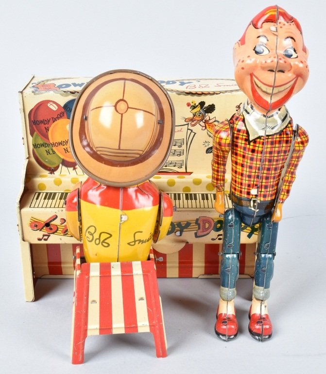 UNIQUE ART Tin Windup HOWDY DOODY BAND (1 of 5)
