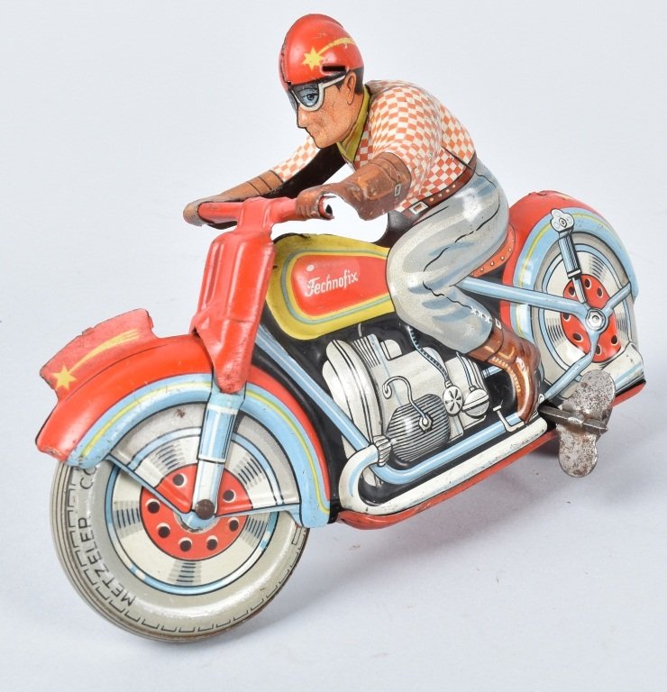 TECHNOFIX Tin Windup #15 RACING MOTORCYCLE (1 of 4)