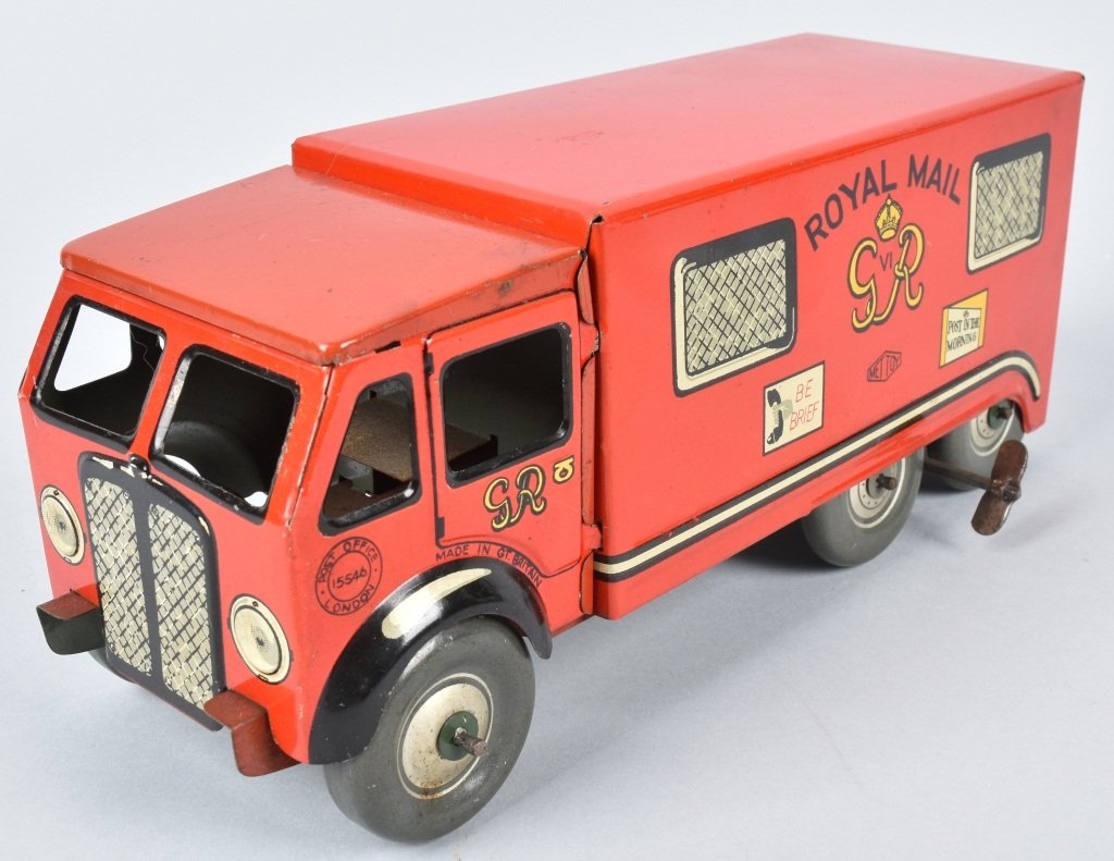 METTOY Tin Windup ROYAL MAIL TRUCK (1 of 4)