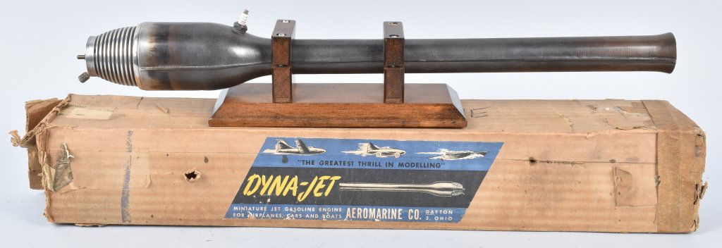 AEROMARINE DYNA-JET MINI JET GAS ENGINE w/BOX (1 of 7)