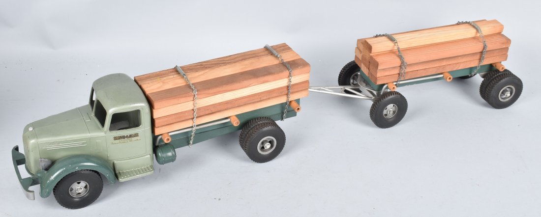 SMITH MILLER MACK LUMBER TRUCK & TRAILER (1 of 7)