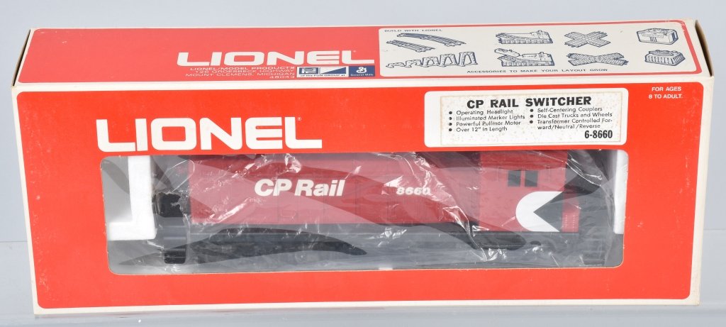 LIONEL CP RAIL SWITCHER #6- 8660 NOS (1 of 3)