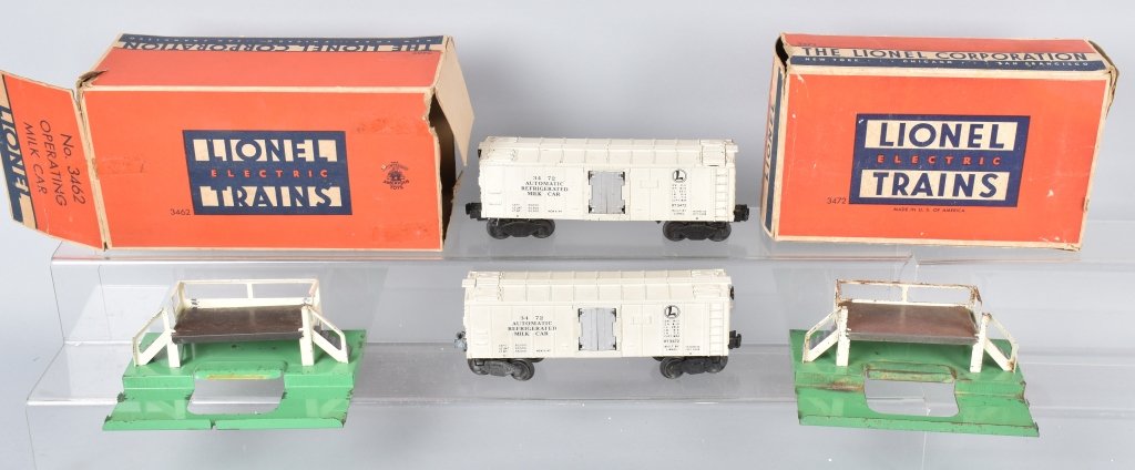 LIONEL 3462 & 3472 OPERATING MILK CARS BOXED (1 of 2)