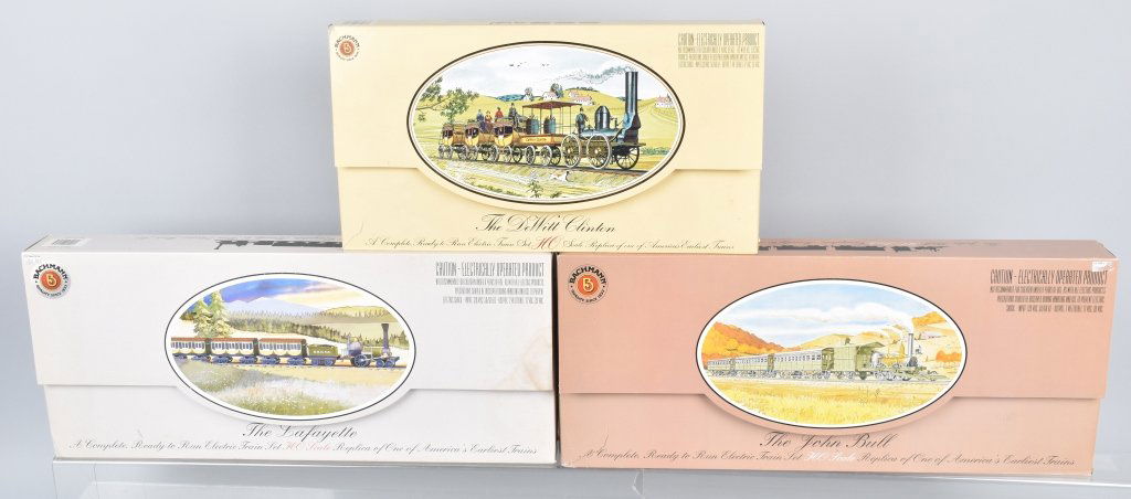 LOT OF 3 BACHMANN HO TRAIN SETS, BOXED (1 of 4)