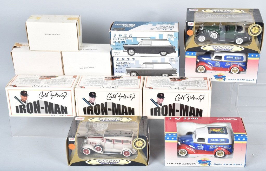 12- DIECAST DELIVERY TRUCKS  & MORE w/ BOXES (1 of 3)