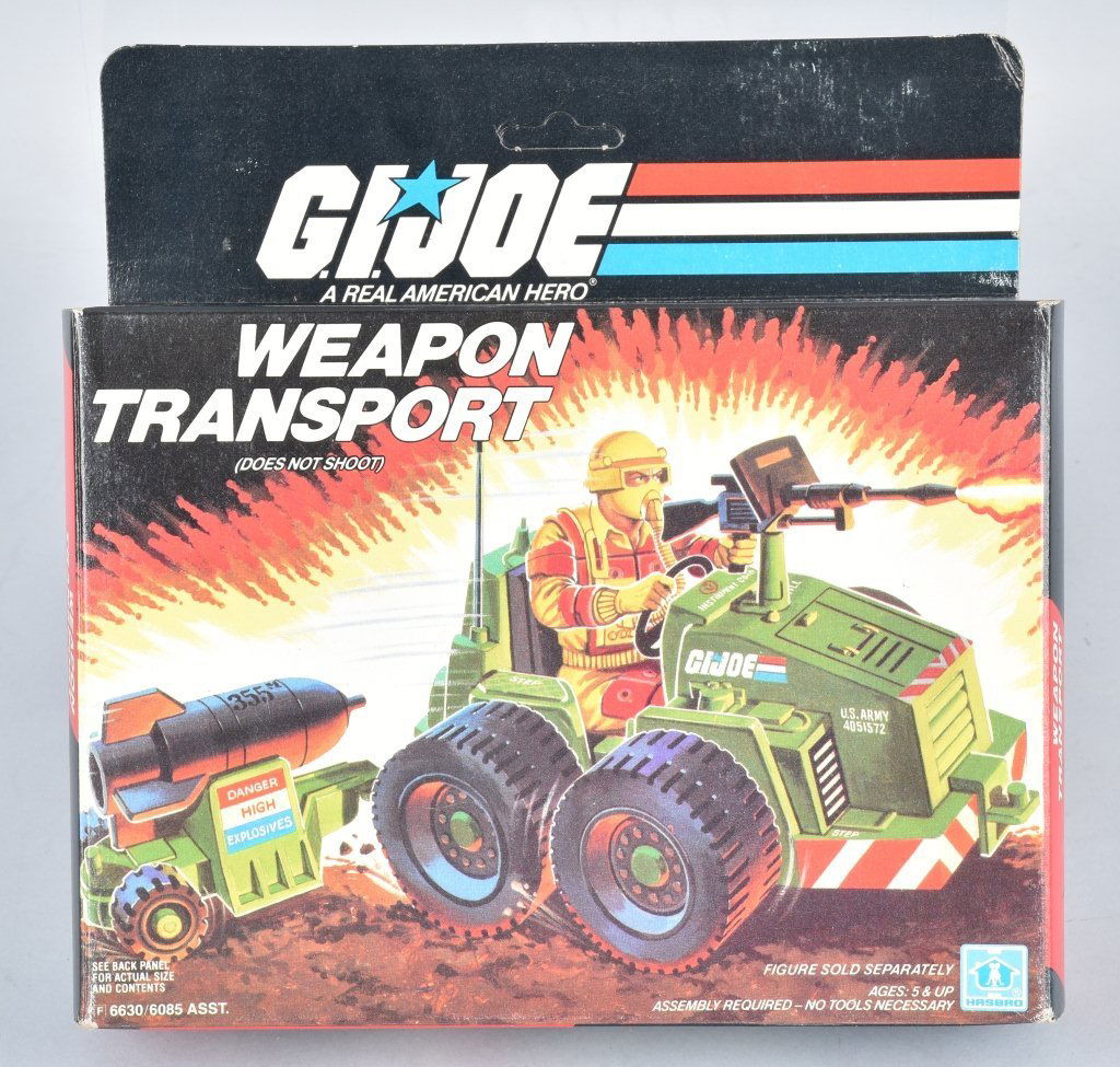 1985 HASBRO GI JOE WEAPON TRANSPORT w/BOX (1 of 4)