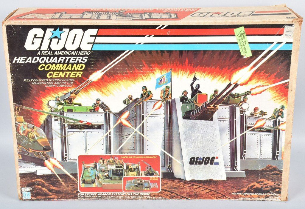 1983 GI JOE HEADQUARTERS COMMAND CENTER w/BOX (1 of 3)