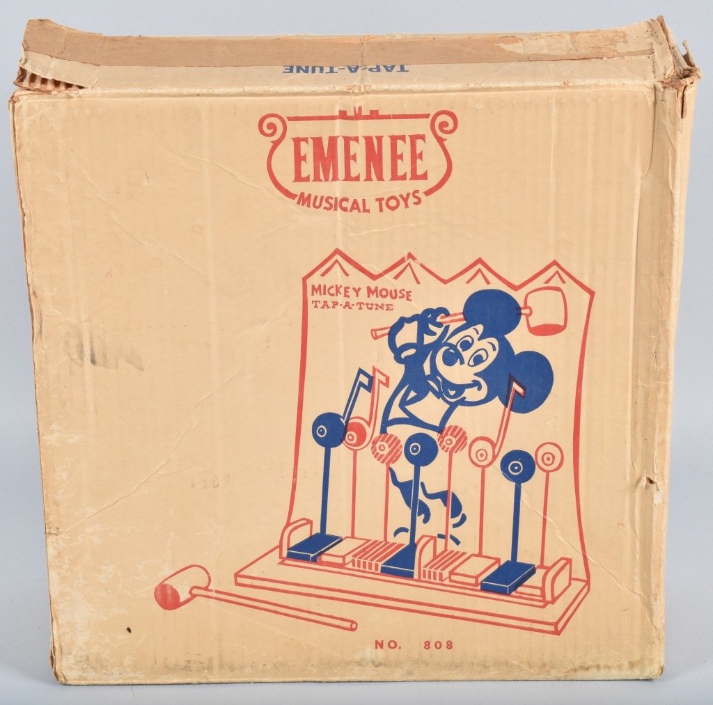 EMENEE MICKEY MOUSE TAP-A-TUNE w/BOX (1 of 4)