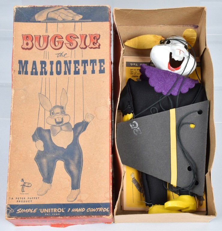 PETER PUPPET BUGS BUNNY MARIONETTE w/BOX (1 of 4)