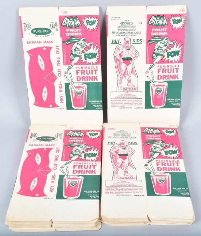 25- VINTAGE BATMAN FRUIT DRINK CARTONS (1 of 3)