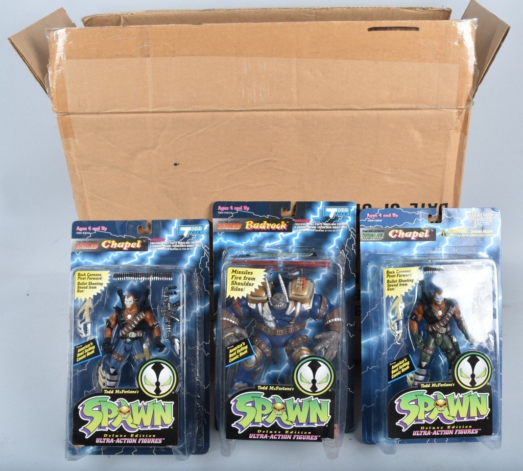 9- TODD McFARLANE SPAWN ACTION FIGURES MOC (1 of 3)