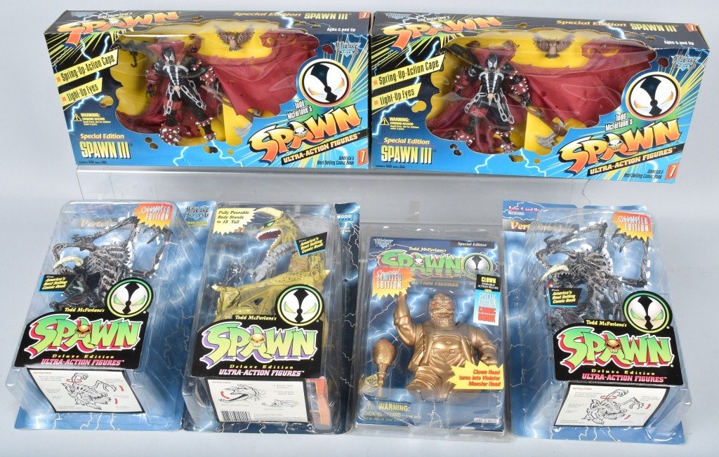 14- McFARLANE SPAWN ACTION FIGURES MOC (1 of 2)