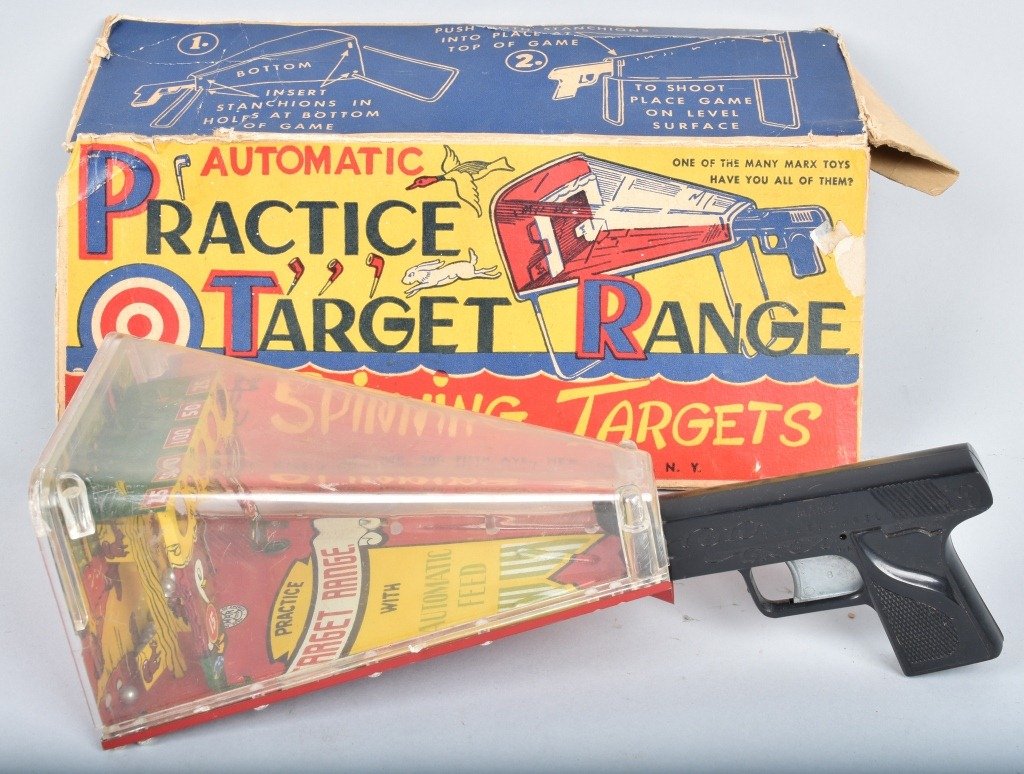 MARX PLASTIC TARGET RANGE w/BOX (1 of 4)