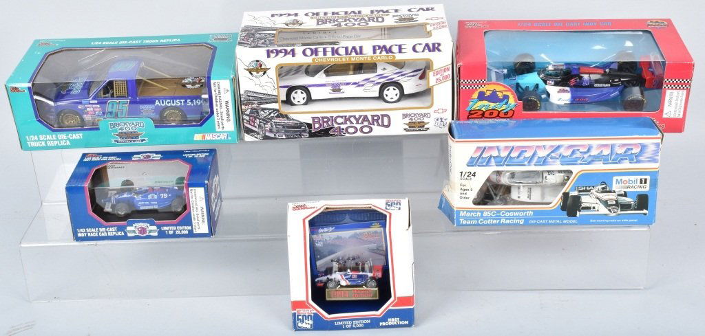6- DIECAST CARS RACING CHAMPIONS & MORE (1 of 5)