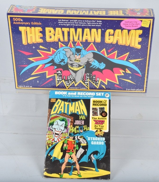 BATMAN GAME & RECORD BOOK SET (1 of 4)