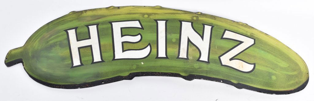 Extraordinary & Large HEINZ Pickle Porcelain Sign (1 of 3)