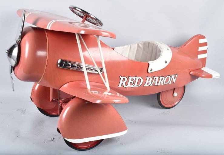 Afc Red Baron Bi Wing Pedal Airplane