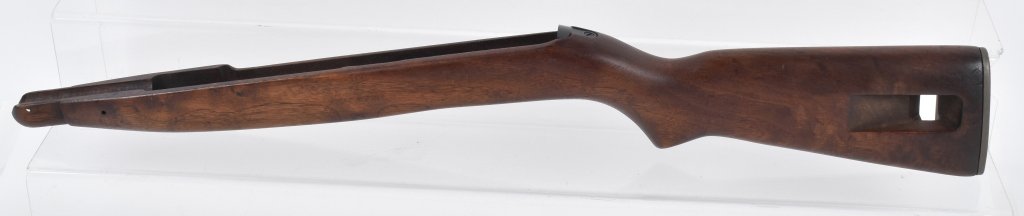 M1 30 Cal. CARBINE STOCK: Original wood stock for M1 30 Cal Carbine. Excellent shape with metal butt plate.