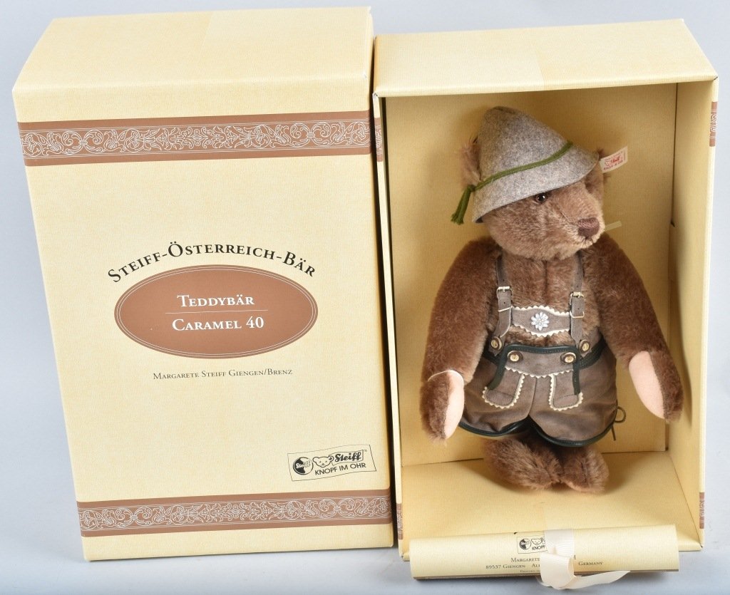 STEIFF TEDDY BEAR AUSTRIAN OUTFIT LTD ED NMIB (1 of 4)