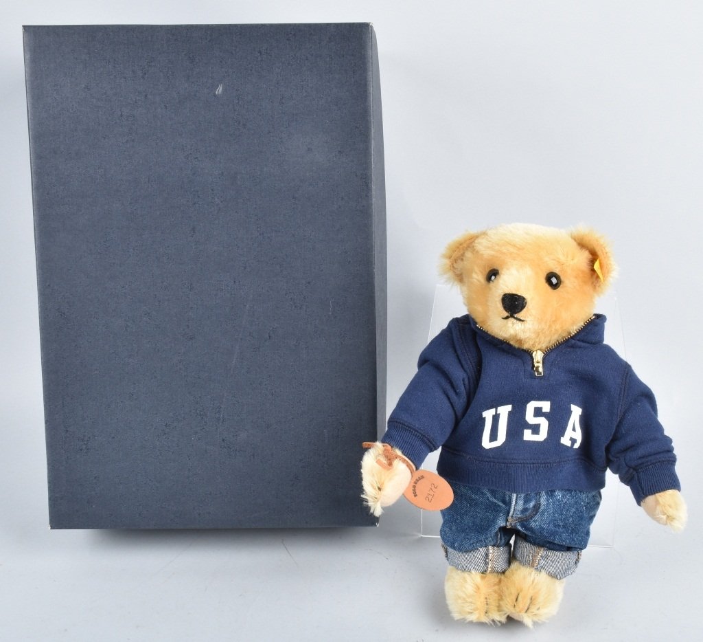 『 Steiff ラルフローレン ポロベア collegiate bear 』 楽天市場】【セカンド品】1996年発売 シュタイフ×ラルフローレン