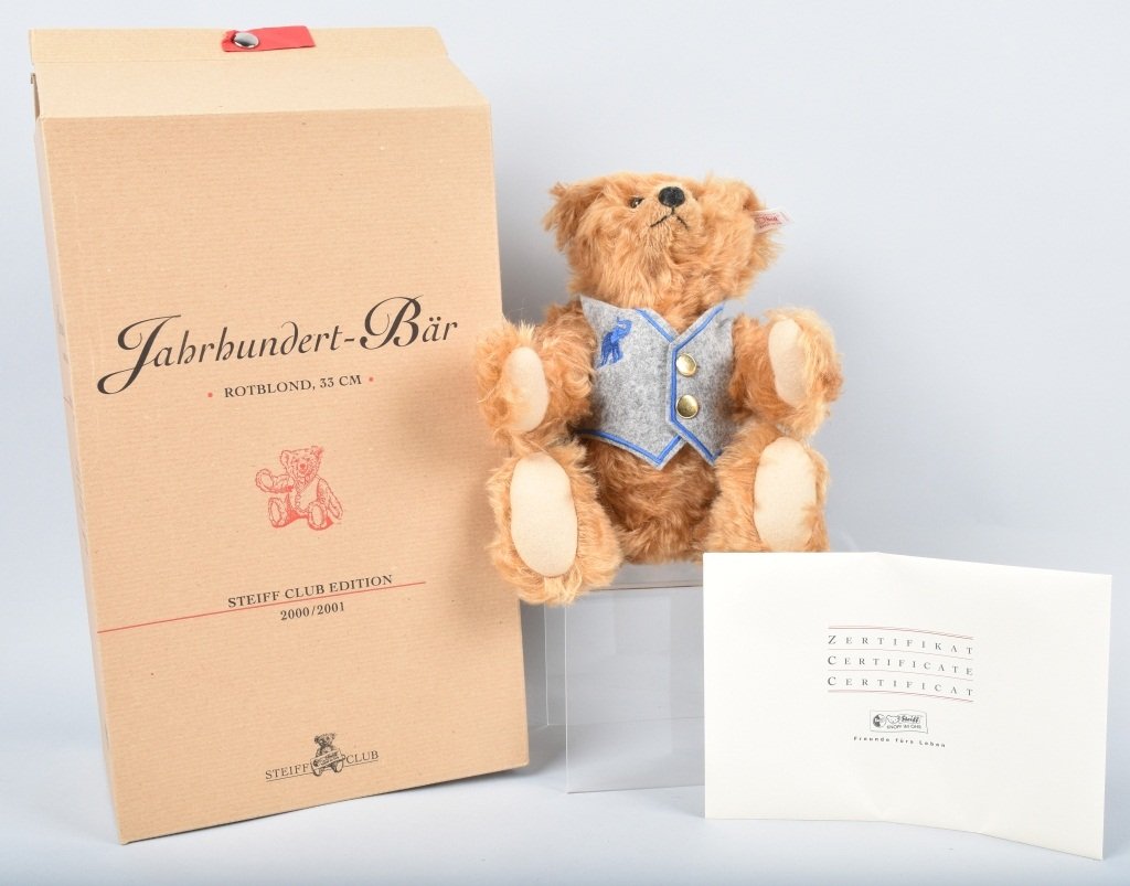 STEIFF CLUB CENTURY BEAR NMIB (1 of 7)