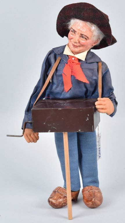 RAVCA ORGAN GRINDER DOLL WITH MUSIC BOX (1 of 8)