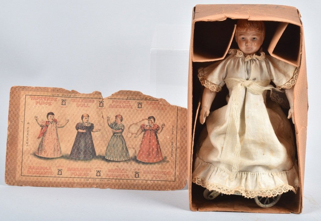 LEHMANN Windup WALTZING DOLL w/ BOX (1 of 8)