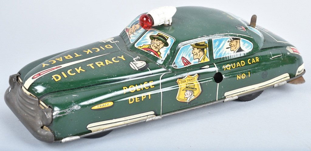 MARX Tin Windup DICK TRACY SQUAD CAR (1 of 5)