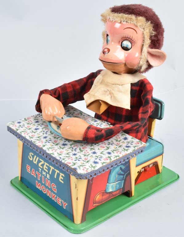 JAPAN Battery Op SUZETTE EATING MONKEY (1 of 6)